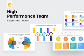 High Performance Team Google Slides Template Models